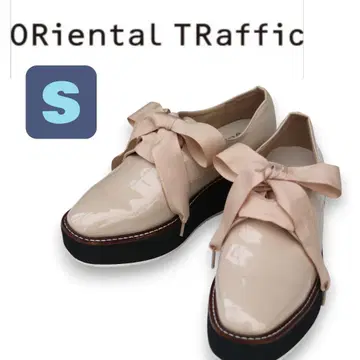 ORiental TRaffic 여성 통굽 리본 로퍼 걸리시