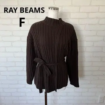 RAY BEAMS 레이빔즈 랩 벨티드 하이넥 니트 F 가을/겨울
