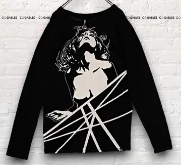초레어 HYSTERIC GLAMOUR 양면 프린트 히스걸 롱T
