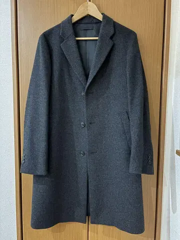 [ 새상품급 ] 유니클로 울 캐시미어 체스터 코트