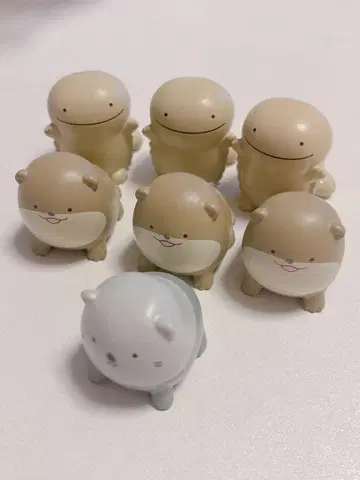 귀여운 동물 캐릭터 7체 세트