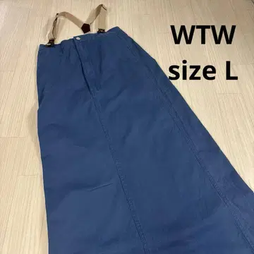 WTW 서스펜더 살로펫 코튼 트윌 바이오 워시 가공 25ss