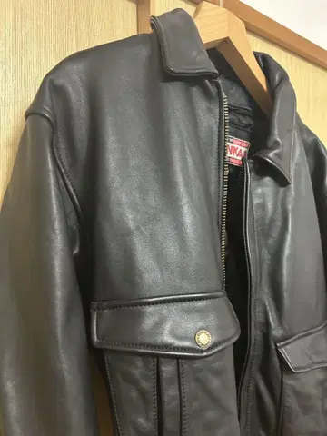 NANKAI 블랙 라이더 자켓 소가죽