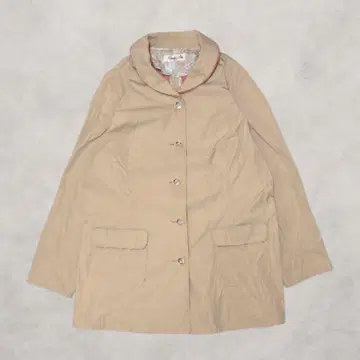 KANSAI BIS 꽃무늬 안감 부착 스텐카라 코트 스프링 코트 13호