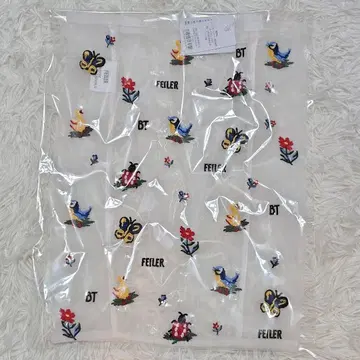 페이러 브리지트 타나카 자수 토트 화이트