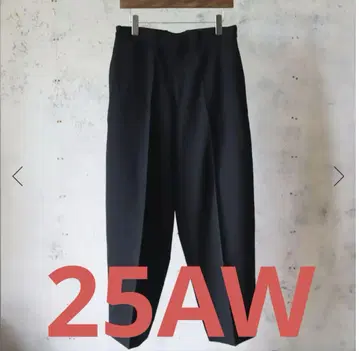 25AW 새상품 [ blurhms ] 울 개버딘 트라우저