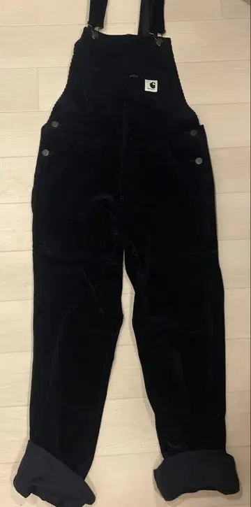 Carhartt 네이비 오버롤 S 사이즈