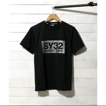SY32 by SWEET YEARS BOX 로고 티셔츠 S 사이즈