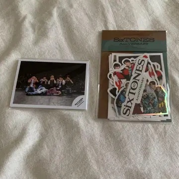 SixTONES 10주년 미니 사진 세트 스티커 세트