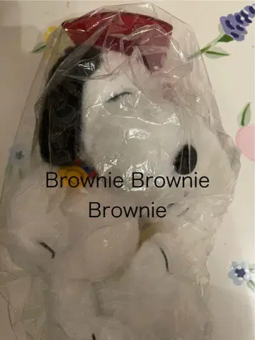 피넛 검정 초회 봉제 인형 한정품