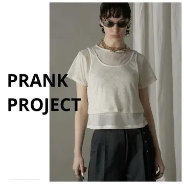 새상품급 PRANK PROJECT 레이어드 메쉬 탑