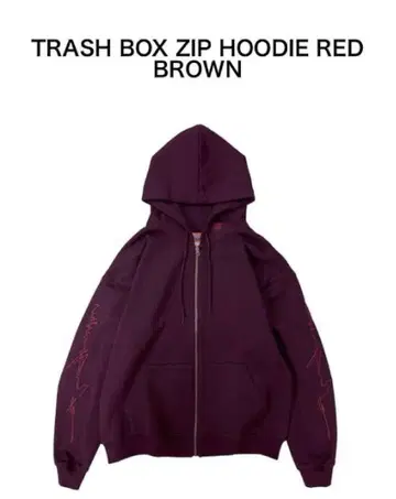 millennium parade TRASH BOX ZIP HOODIE