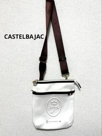 castelbajac 까스텔바작 숄더백 가죽 사코슈