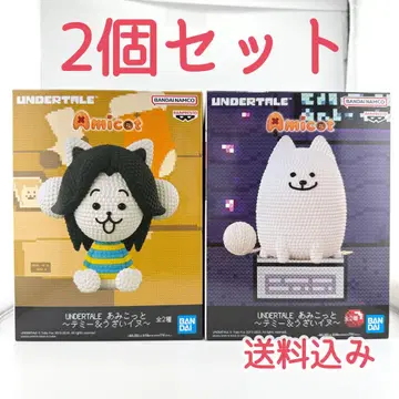 UNDERTALE 아미코토 테미 & 짜증나는 개 2세트 피규어