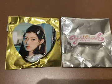 illit 스이파라 콜라보 시간아 멈춰라 유나 민주 하트 캔뱃지 네임