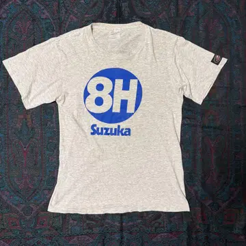 90s 남성용 t셔츠 Suzuka 8H 내구 빈티지 t셔츠 바이크 t