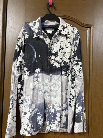 MAKANA LEI 벚꽃 꽃무늬 긴팔 셔츠 L