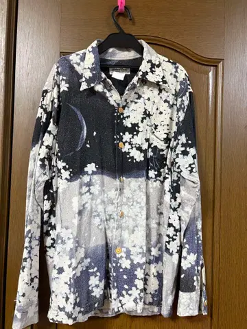 MAKANA LEI 벚꽃 꽃무늬 긴팔 셔츠 L