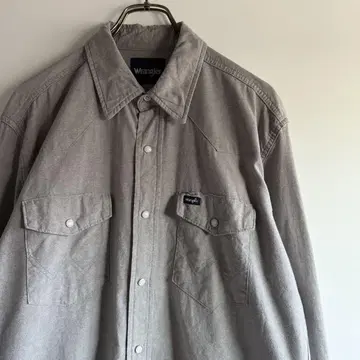 Wrangler 랭글러 샴브레이 웨스턴 셔츠 L