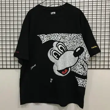 A650 UNIQLO UT 키스 해링 미키마우스 오버 사이즈 L