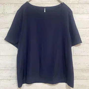 내추럴 뷰티 베이직 오부 소매 풀오버 [ M ] 오피스 무지