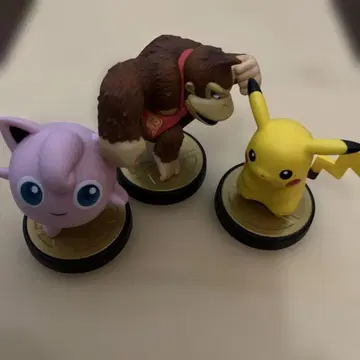 Switch amiibo 피카츄, 플랜, 돈키콩