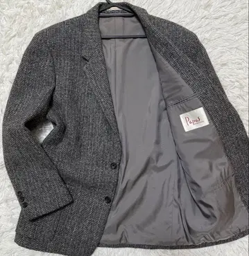 Papas 울 트위드 테일러드 자켓