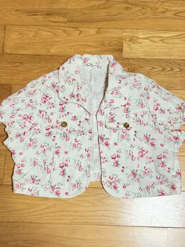 Mary Rose 꽃무늬 숏 자켓 L