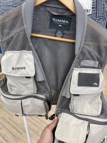 SIMMS 시무스 낚시용 조끼 카키