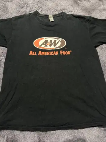 A&W All American Food 티셔츠 L 엔더 루티
