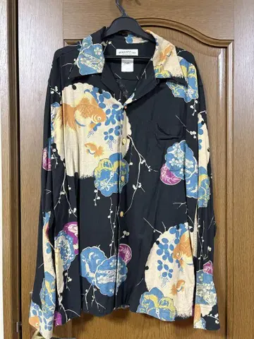 MAKANALAI 실크 긴팔 셔츠