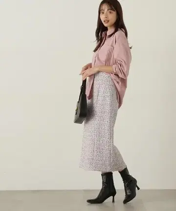 PROPORTION BODY DRESSING 루즈 셔츠 핑크