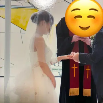 클라우디아 웨딩 베일 미들 기장 비즈 꽃 플라워 결혼식