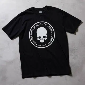 넘버나인 스컬 블랙 T셔츠 4 L