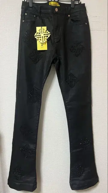 GUAPI 플레어 데님 34 구하기 어려움