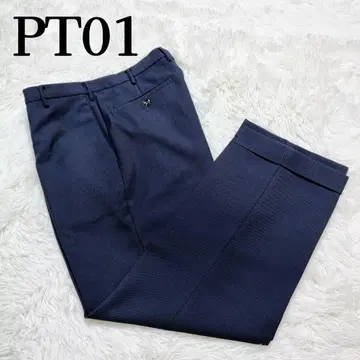 PT01 PT TORINO FORWARD 48 슬랙스 버튼 플라이 네이비