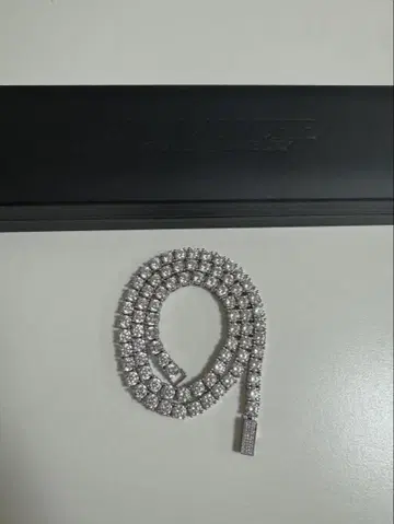 AVALANCHE 실버 테니스 목걸이 5mm 45cm