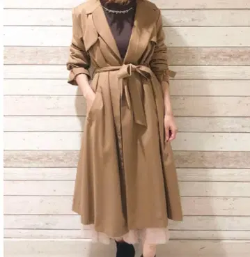 MISCH MASCH 백 플리츠 코트 M