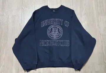 UNIVERSITY OF NICEGHOSTCLUB 맨투맨 L 사이즈