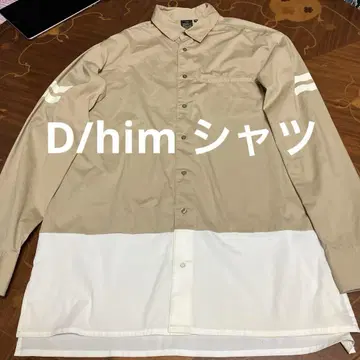 D/him 더블 스탠다드 클로징 긴팔 셔츠 고급 원단 사용
