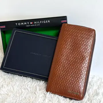 [새상품급] 타미힐피거 롱 지갑 라운드 지퍼