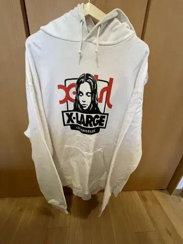 XLARGE x X-girl 콜라보 후드티