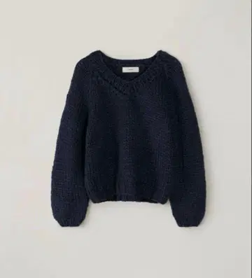 ohotoro handmade V knit Navy