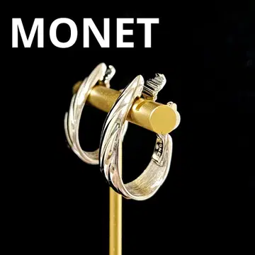MONET 모네 귀찌 실버 후프 빈티지 vintage