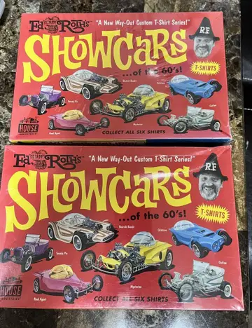 초레어 데드스탁 90s 에드 로스 SHOW CARS 티셔츠 2장 세트