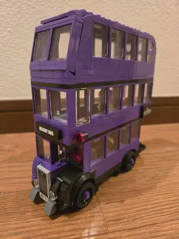 LEGO 2층 버스 보라색