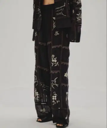 TODAYFUL Embroidery Patchwork Trousers