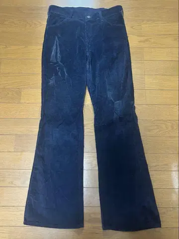 70s jcpenney 코듀로이 플레어 팬츠 42talon 다크 블루
