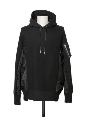 sacai 스펀지 스웨트 후디