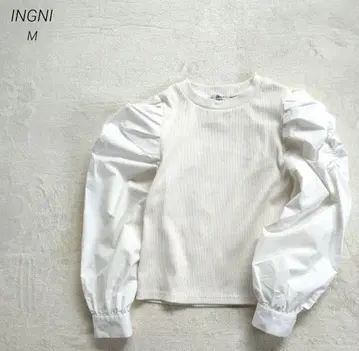 INGNI 도킹 티셔츠 M 퍼프 슬리브 소매 멋짐 익명 배송 당일 발송